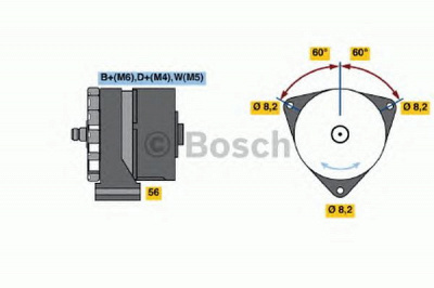 BOSCH 0120489023 -  Генератор