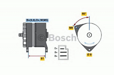 BOSCH 0120489090 -  Генератор