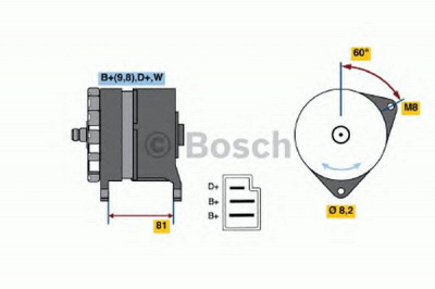 BOSCH 0120489244 - Генератор
