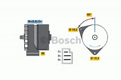 BOSCH 0120489328 -  Генератор