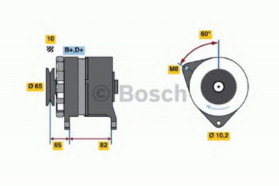 BOSCH 0120489361 -  Генератор