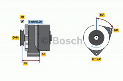 BOSCH 0120489476 -  Генератор
