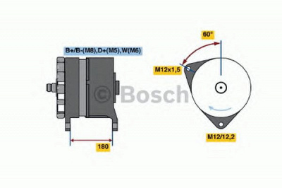 BOSCH 0120689571 -  Генератор