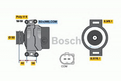 BOSCH 0121715006 -  Генератор