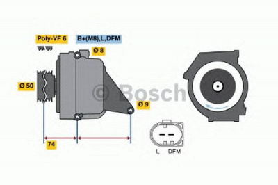 BOSCH 01220aa1a0 -  Генератор