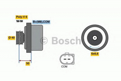 BOSCH 01220aa360 -  Генератор