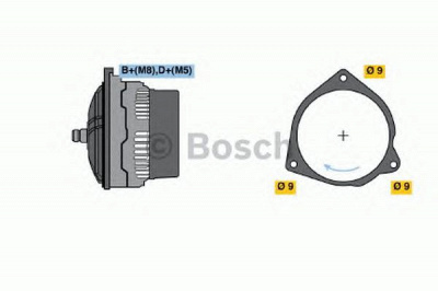 BOSCH 0123105003 -  Генератор