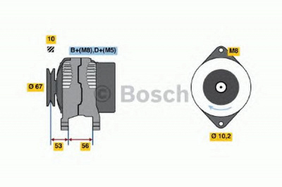 BOSCH 0123110005 -  Генератор