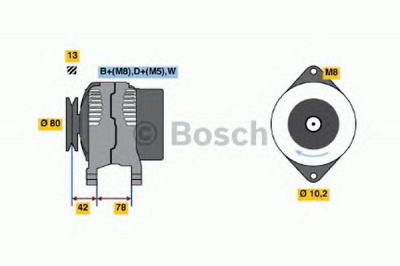 BOSCH 0123310052 -  Генератор
