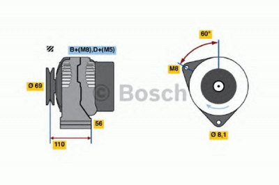 BOSCH 0123320026 -  Генератор