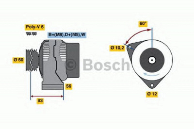 BOSCH 0123320039 -  Генератор
