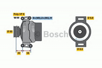 BOSCH 0123320051 -  Генератор