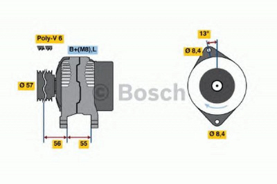 BOSCH 0123505014 -  Генератор