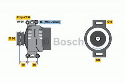 BOSCH 0123510108 -  Генератор
