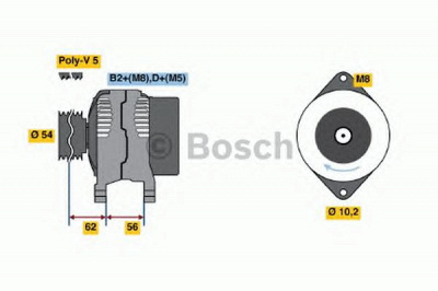 BOSCH 0124225024 -  Генератор