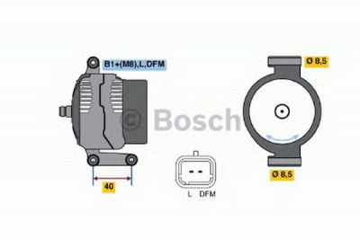 BOSCH 0124325031 -  Генератор