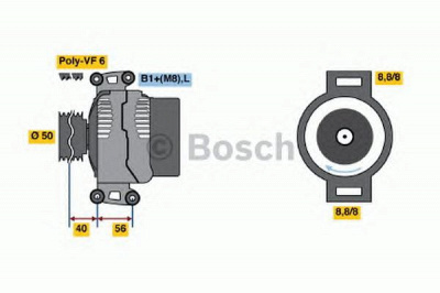 BOSCH 0124325039 -  Генератор