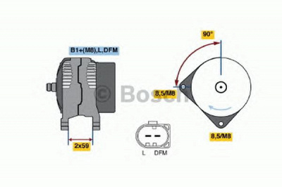 BOSCH 0124325149 -  Генератор