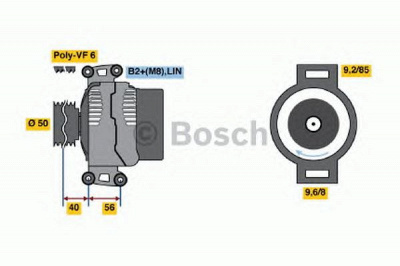 BOSCH 0124625033 -  Генератор