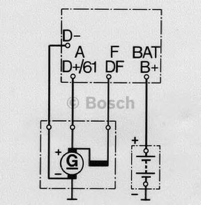 BOSCH 0190350049 -  Регулятор генератора