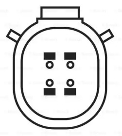 BOSCH 0258010246 -  Лямбда-зонд
