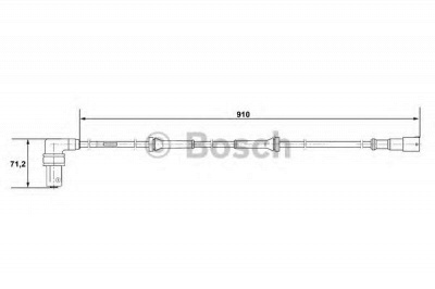 BOSCH 0265001057 -  Датчик, частота вращения колеса
