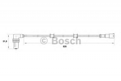 BOSCH 0265001206 -  Датчик, частота вращения колеса