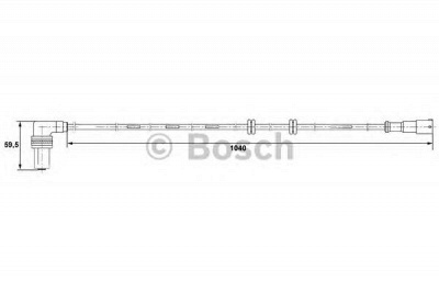 BOSCH 0265001232 -  Датчик, частота вращения колеса