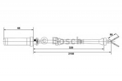 BOSCH 0265004009 -  Датчик, частота вращения колеса