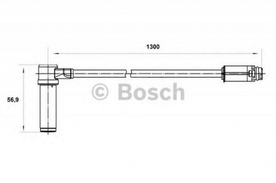 BOSCH 0265004025 -  Датчик, частота вращения колеса