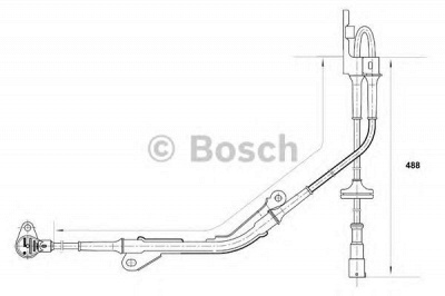 BOSCH 0265006104 -  Датчик, частота вращения колеса