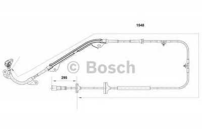 BOSCH 0265006106 -  Датчик, частота вращения колеса