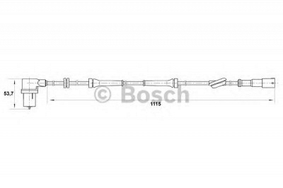 BOSCH 0265006163 -  Датчик, частота вращения колеса