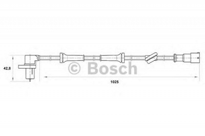 BOSCH 0265006197 -  Датчик, частота вращения колеса