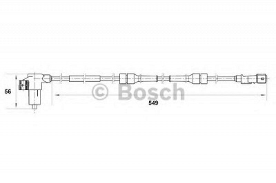 BOSCH 0265006199 -  Датчик, частота вращения колеса