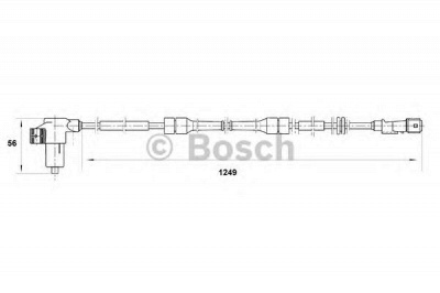 BOSCH 0265006200 -  Датчик, частота вращения колеса