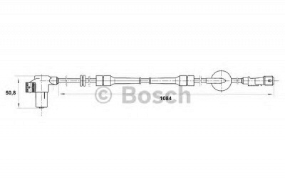 BOSCH 0265006205 -  Датчик, частота вращения колеса