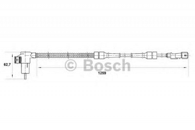 BOSCH 0265006208 -  Датчик, частота вращения колеса