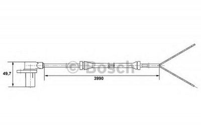 BOSCH 0265006214 -  Датчик, частота вращения колеса