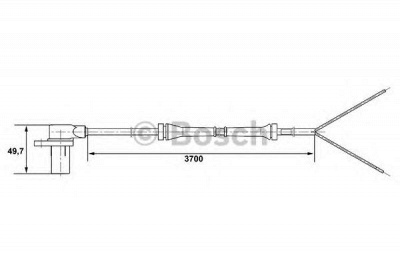 BOSCH 0265006215 -  Датчик, частота вращения колеса