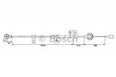BOSCH 0265006255 -  Датчик, частота вращения колеса
