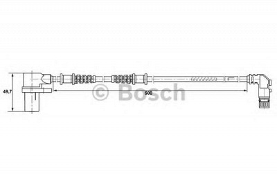 BOSCH 0265006264 -  Датчик, частота вращения колеса