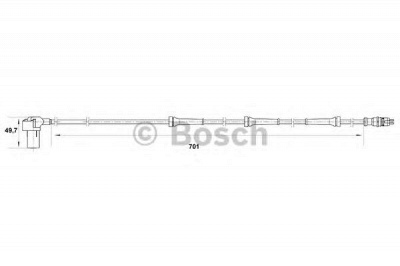 BOSCH 0265006384 -  Датчик, частота вращения колеса