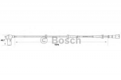 BOSCH 0265006385 -  Датчик, частота вращения колеса