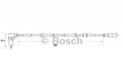 BOSCH 0265006400 -  Датчик, частота вращения колеса
