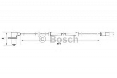 BOSCH 0265006442 -  Датчик, частота вращения колеса