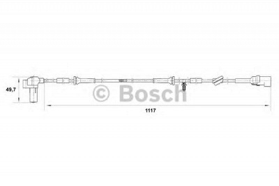 BOSCH 0265006458 -  Датчик, частота вращения колеса
