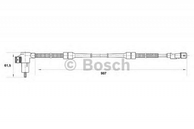 BOSCH 0265006504 -  Датчик, частота вращения колеса
