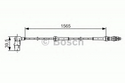 BOSCH 0265006557 -  Датчик, частота вращения колеса