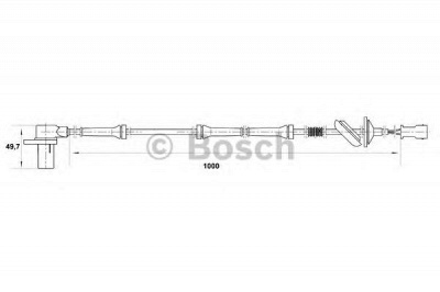 BOSCH 0265006573 -  Датчик, частота вращения колеса